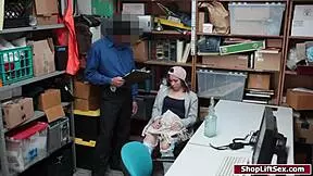Oh No! Teen Shoplifter Gets Fucked Hard On The Officer's Desk!