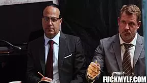 In this taboo parody of Basic Instinct, petite MILF Laura Bentley feels intense emotions as she's fucked by Eric John and Jason Sarcinelli in POV reality.