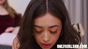 Chloe Surreal, Octavia Red, and Kenna James in free-use furniture scene.