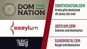 sub teen rims her master's ass in bondage session