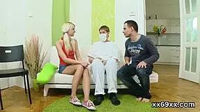 Doctor watches virgin teen's hymen exam and drilling 😏