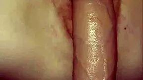 Look at this soft petite redhead gobbling a monster dildo in the bedroom! Her big ass and skinny body make it hot!