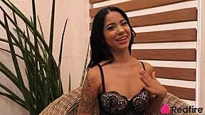 Rafaela Nakamura Devours Big Black Cock After Debut, Getting Creampied Deep!