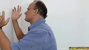 Wow, lucky stepson feeds her horny with his young 18+ man meat!