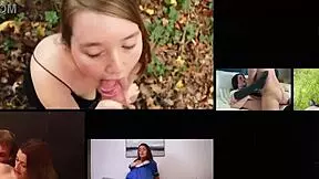 18 year old sucks older guys cock and drinks cum from a condom