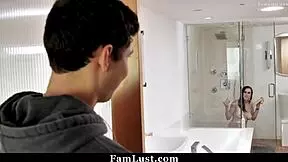 stepsis angel ryder orgasms as she takes stepbros cock?