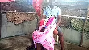 Indian saree aunty fucks young boy in bathroom workout, fingering close up?