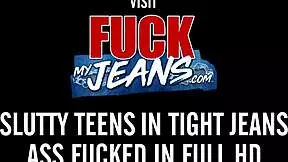 i banged hot ginger european slut in tight jeans
