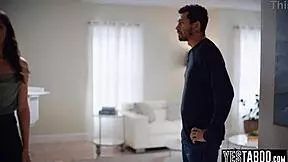 Bbc stud rails stepbro's tiny milf wife. After arresting him 😈