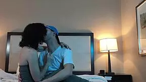 making out with a hot petite woman who has tattoos
