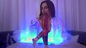 Sexy nataly dreaming with huge dildo, big natural tits, latina toys, amateurs couple pussy cum