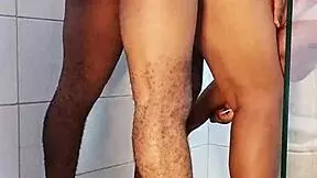 first time having a bathroom fuck with my fat teen roommate in the dorm