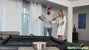 Blonde Teen Gives Wet Nuru Massage And Fuck