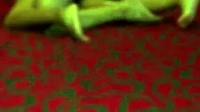 Morena girlfriend screams for creampie in motel, on her period!