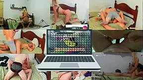 Can A Couple Handle Raw Sex In The Shower With A Pregnant Stepdaughter's Big Ass?