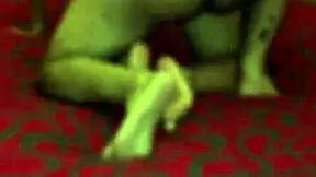 Morena girlfriend screams for creampie in motel, on her period!