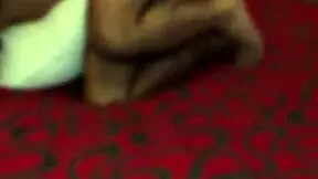 Morena girlfriend screams for creampie in motel, on her period!