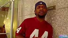 young teen girlfriend rides black lover in cowgirl after street bandit encounter