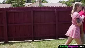 Familyorgasm - Daughters Pamper Their Old Stepdads After Playing Soccer, Riding in Cowgirl and Missionary Positions.