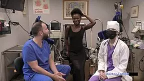 Dr. Tampa treats Rina Arem at the virginity clinic