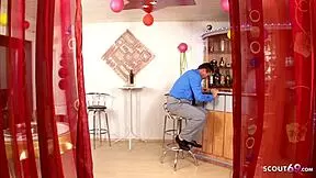 I secretly filmed my stepdaughter fucking her father in German classic