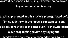 Dr. Tampa treats Rina Arem at the virginity clinic