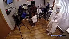 Dr. Tampa treats Rina Arem at the virginity clinic