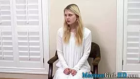 teenage mormon, you're getting nailed at work like this