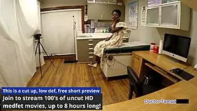 Dr. Tampa treats Rina Arem at the virginity clinic