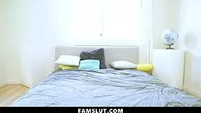 Daddy Gives His Stepson Whatever She Wants! Bent Over For Doggy And Blowjob!