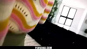 Stepdad goes above and beyond to discipline his stepdaughter.