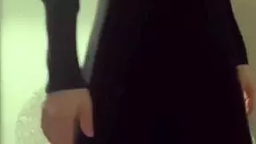 Check this japanese slender babe in red sexy shorts for photoshoot! 😍