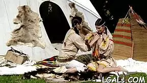 stare at two lesbian girls kissing and seducing each other softly