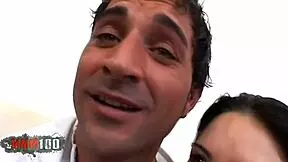 Young french brunette nikita gets her asshole fucked by jorges cock