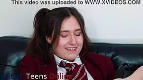 i teach ellie to masturbate in her nurse uniform