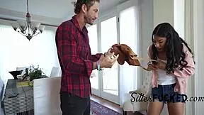 Babysitter seduces for cash payment