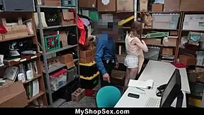 Teen admits she has been stealing and selling in the flea market - myshopsex