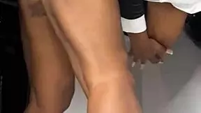 ebony maid gets caught riding boss's cock on xred