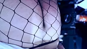 Latina trans stepsister strips and touches tiny dick in taboo video