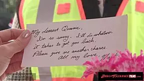 Yo, this smokin' hot brunette bangs the delivery man at ZeroToleranceFilms