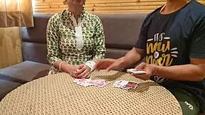 Stepmom Lost Her Pussy In A Card Game