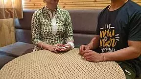 Stepmom Lost Her Pussy In A Card Game