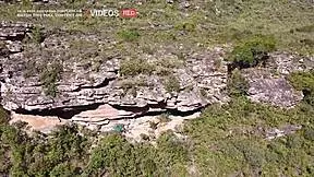 Couple enjoys public trail in Chapada Diamantina
