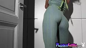 Stunning brunette asian Layla Balan revealing nipples 😍