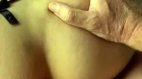 Petite latina lingerie model gets backstage anal sex vertical pov