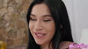 Motown filly Delilah Dagger rides Damion Dayski hard! Quickie cowgirl action with big cock in doggystyle.