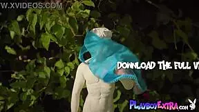 Redhead Newcomer MILF Miranda Strips Naked and Poses in Her Garden