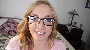 zoe parker cute 19 yo pov blowjob and huge cum facial