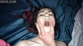 Luna lynx, slim chick, gets intense anal fucking and shows gape