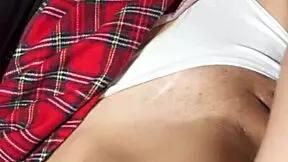 japanese student girl fucking hard with her stepbrother in cowgirl position, riding his cock passionately